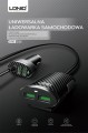 LDNIO Ładowarka samochodowa z przedłużką