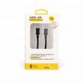 Kabel USB Typ-C - USB Typ-C 1m (do ładowania / transmisji danych)